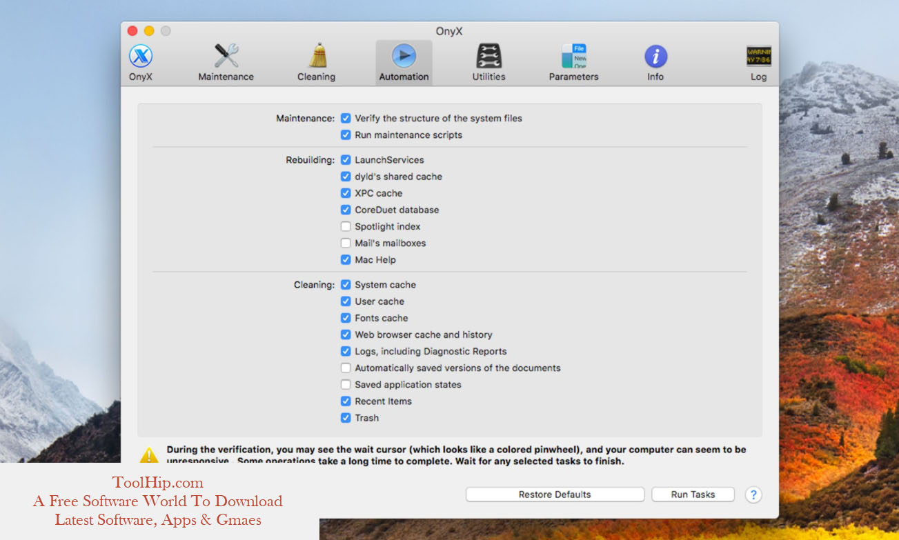 download maintenance for mac